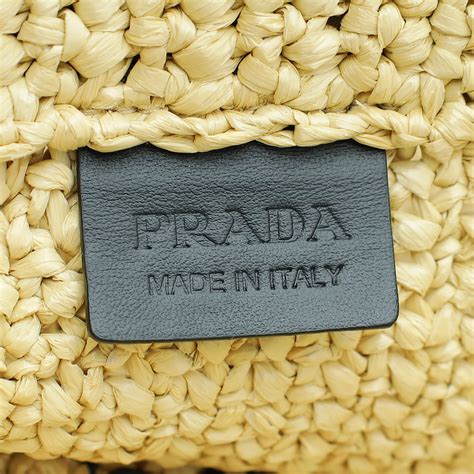 PRADA Yarn Raffia Effect Crochet Re